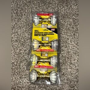 MAG Security Replacement Glass‎ Doorknob Set Indoor Decorative Glass Set Of 4